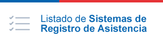 Listado de sistemas de registro de asistencia Listado de sistemas de registro de asistencia