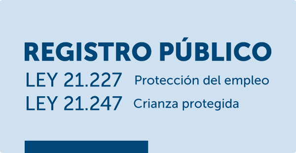 Registro Público - Ley 21227 - Ley 21247