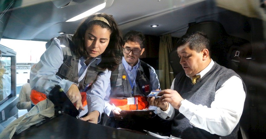 Multas por más de $271 millones aplicó la Dirección del Trabajo en fiscalización a buses interurbanos durante Semana Santa