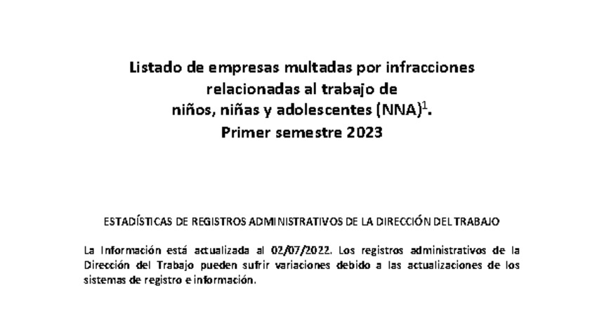 Primer Semestre 2023