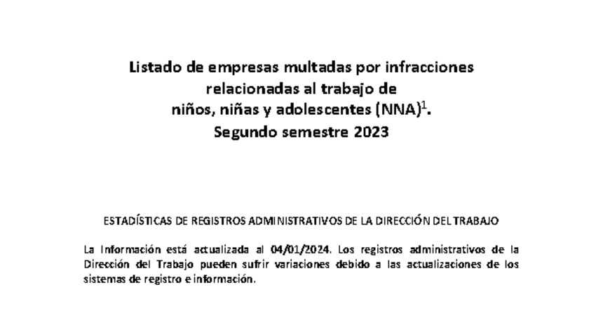 Segundo Semestre 2023