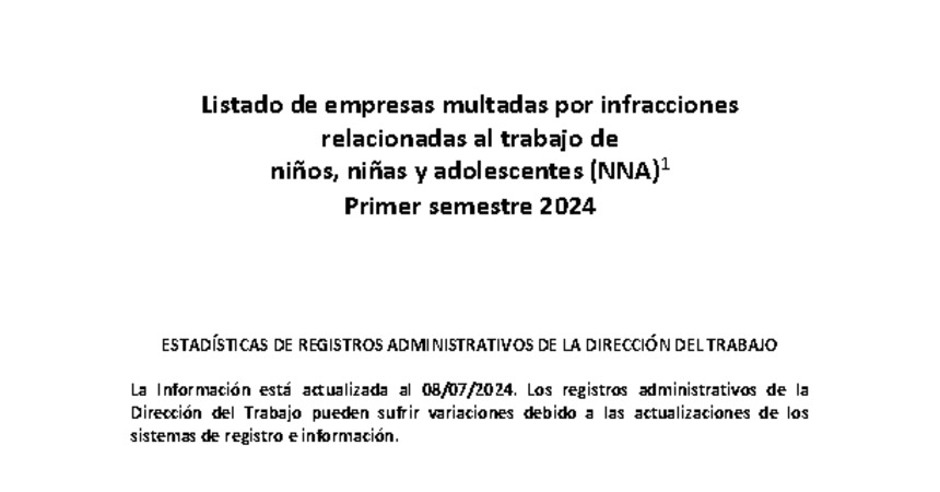 Primer Semestre de 2024