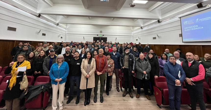 Votación Sindical Electrónica de la DT se presenta en Concepción