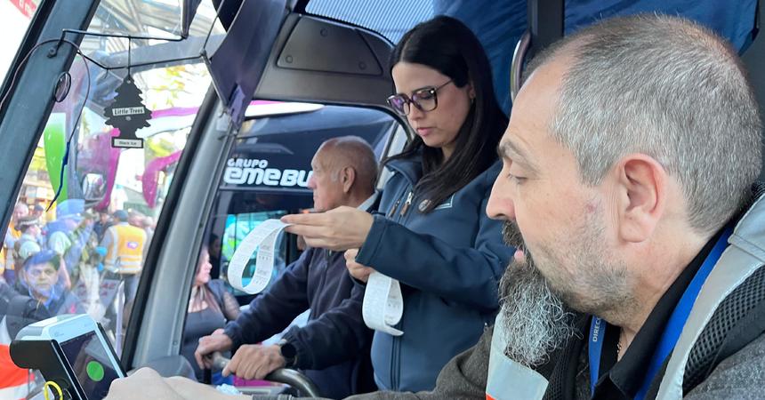 Fiscalización a 217 buses interurbanos durante fin de semana largo