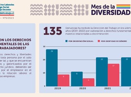 Infografía – Mes de la diversidad. Denuncias por actos discriminatorios en las empresas. 2019-2022
